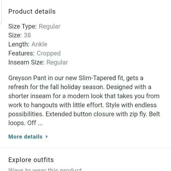 Banana Republic Grayson Navy Check Pant - Picture 5 of 13